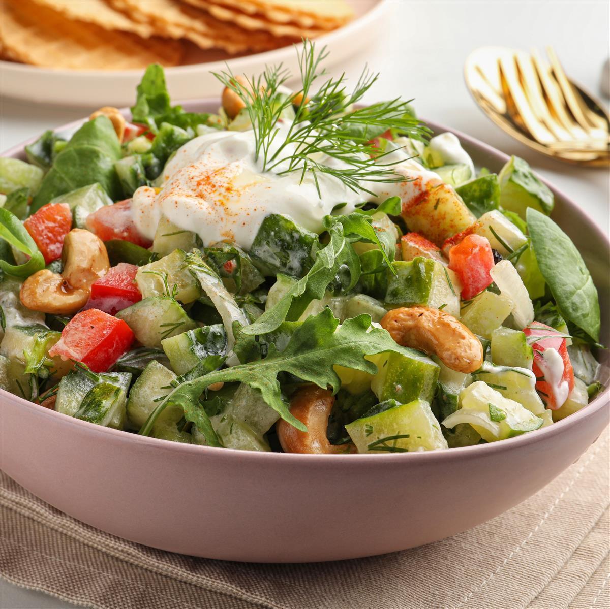 DEVELEY Gartenkräuter Dressing cremiges Salatdressing vegetarisch glutenfrei 1x 500ml