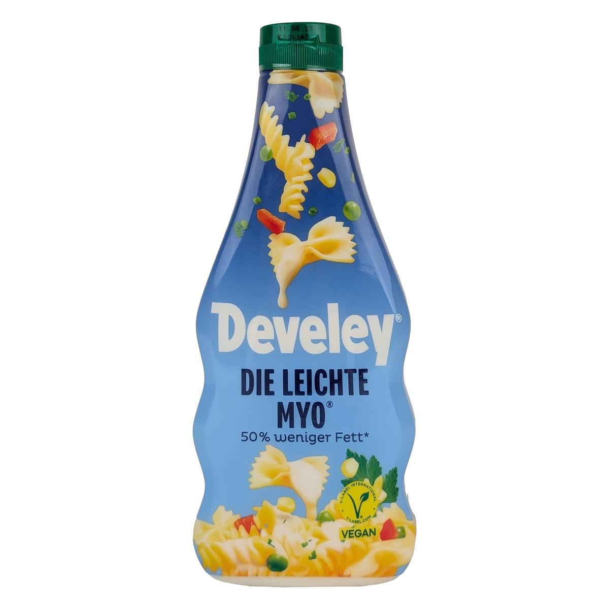 DEVELEY Leichte MYO Salat-Creme vegan kalorienarm mit 50 % weniger Fett 1x 500ml