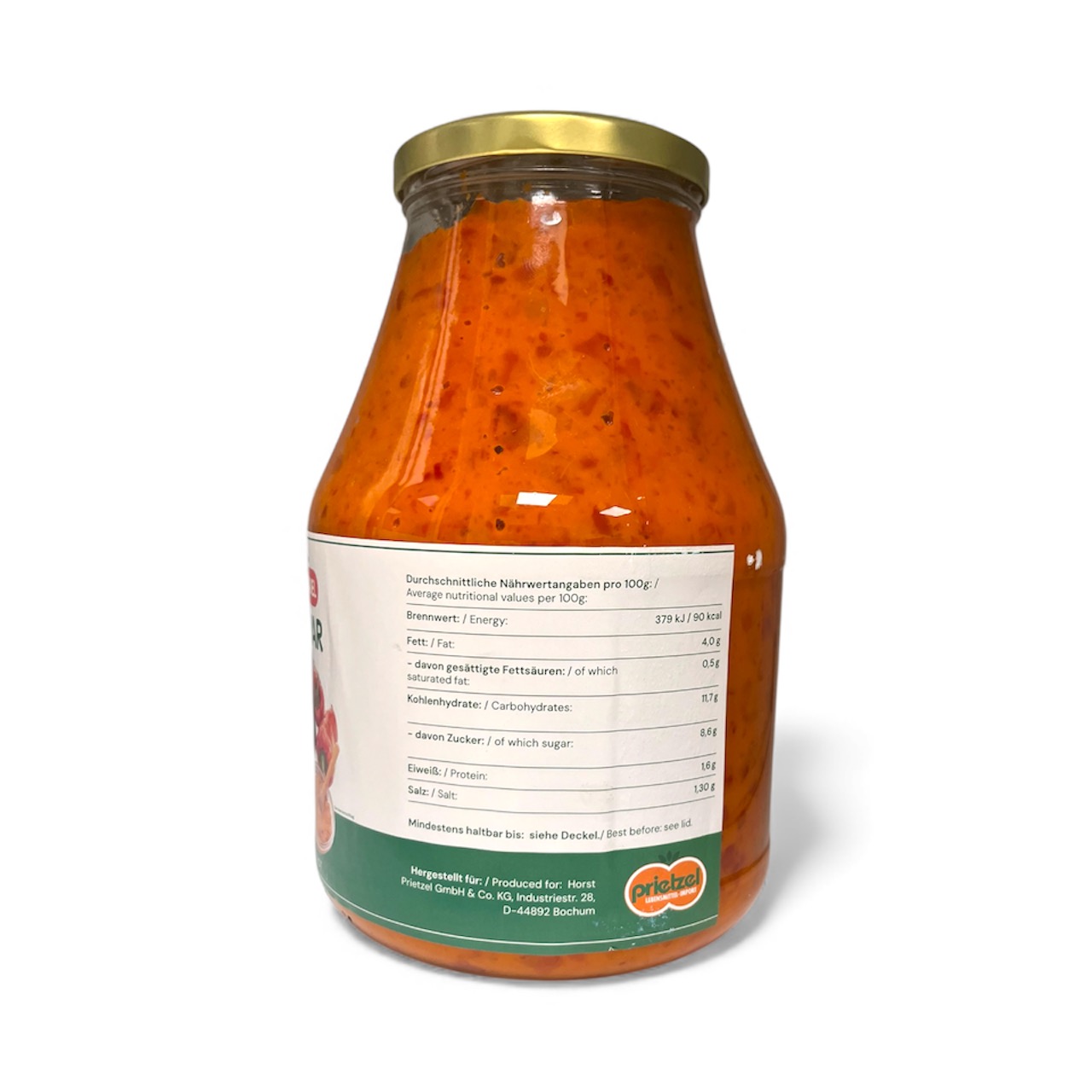 CITADEL Ajvar scharf 2450g Glas, scharfe Paprikazubereitung, Paste