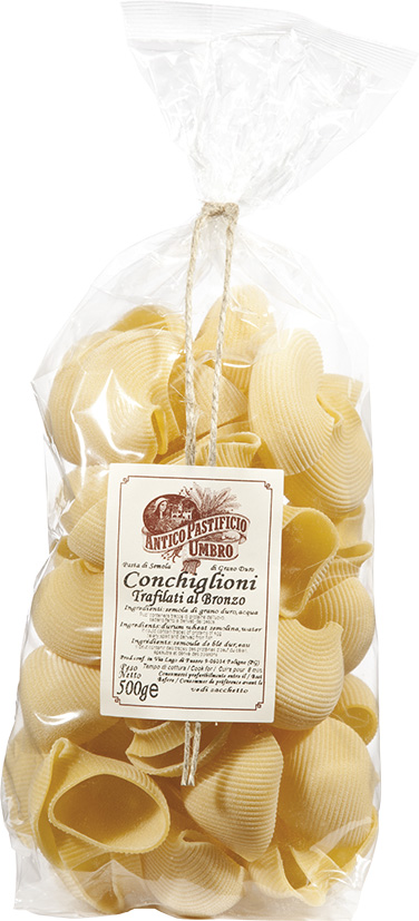 Antico Pastifico Umbro Conchiglioni 4x 500g Italienische Hartweizengrießnudeln
