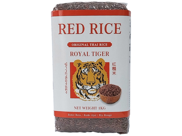 Royal Tiger roter Reis, 1kg, fermentierter roter Reis aus Thailand