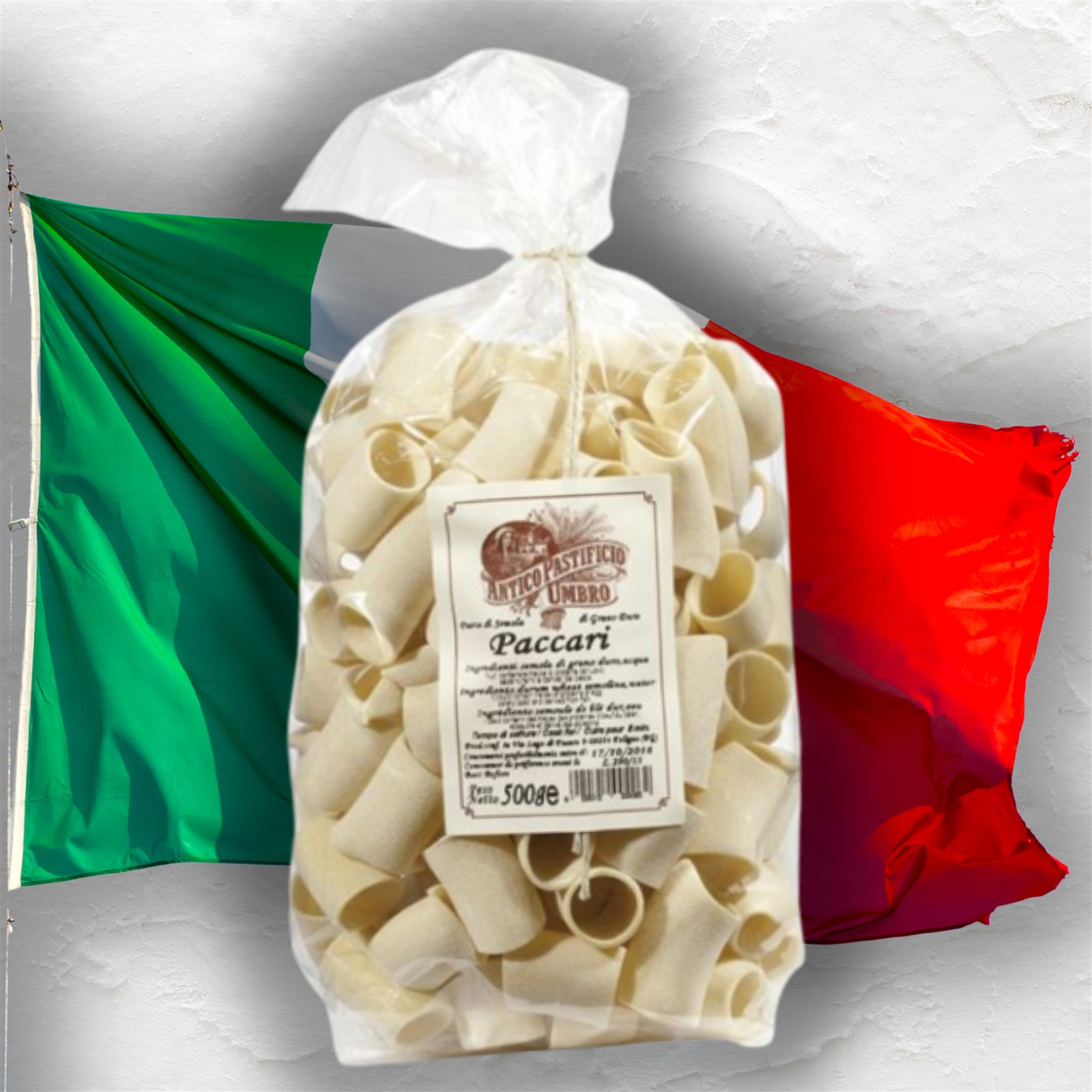Antico Pastifico Umbro Paccari 500g Hartweizengrießpasta aus Umbrien in Italien