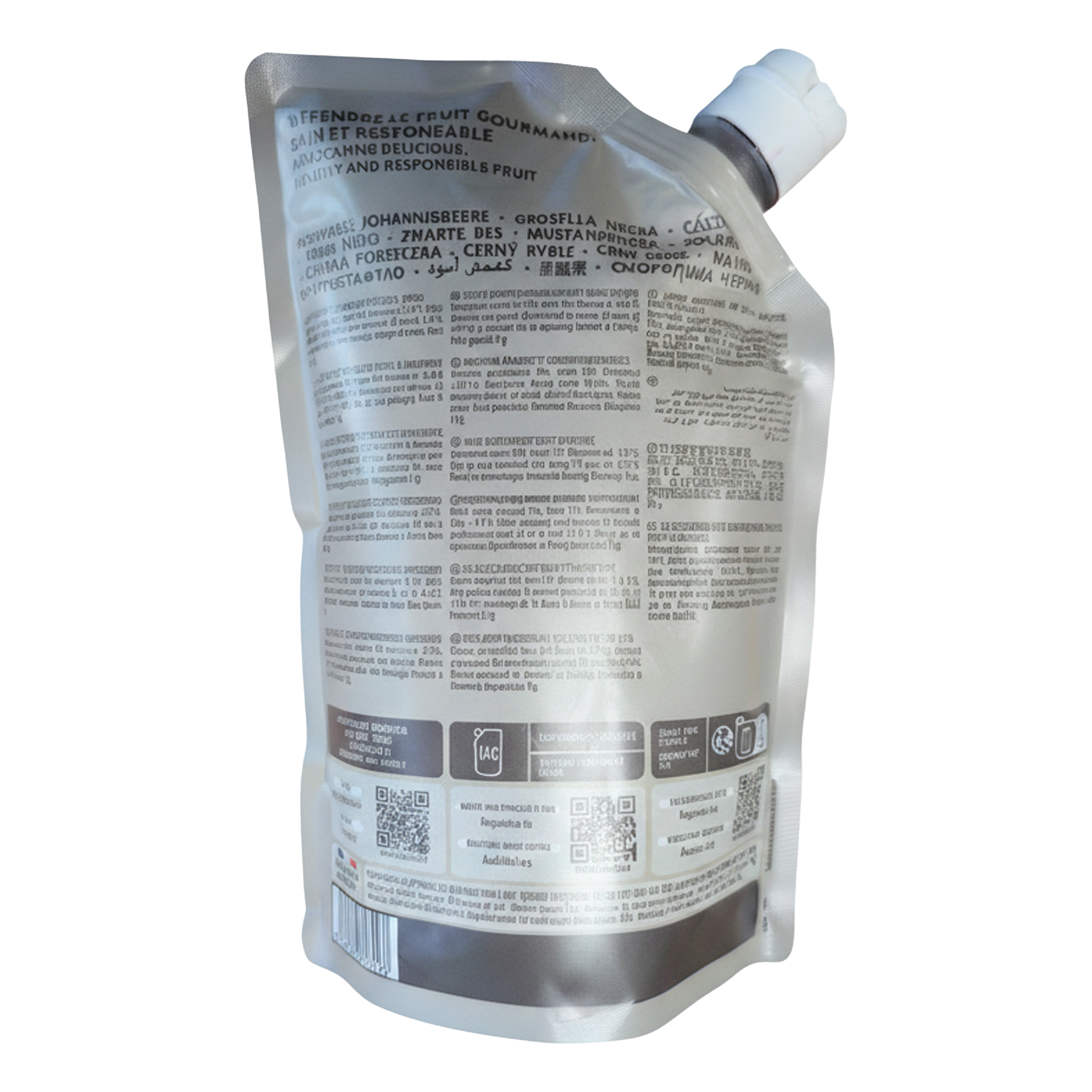 Ponthier SCHWARZE JOHANNISBEERE PÜREE Frucht-Püree 6x 1KG