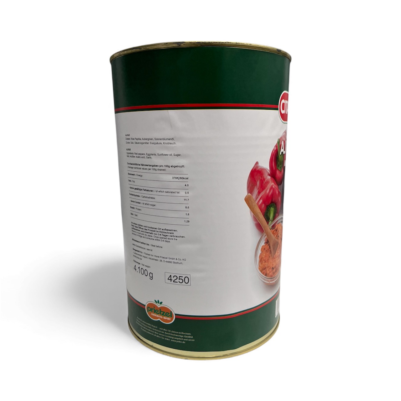 CITADEL Ajvar mild 4,1kg Paprikapaste milde Paprikagemüsezubereitung 