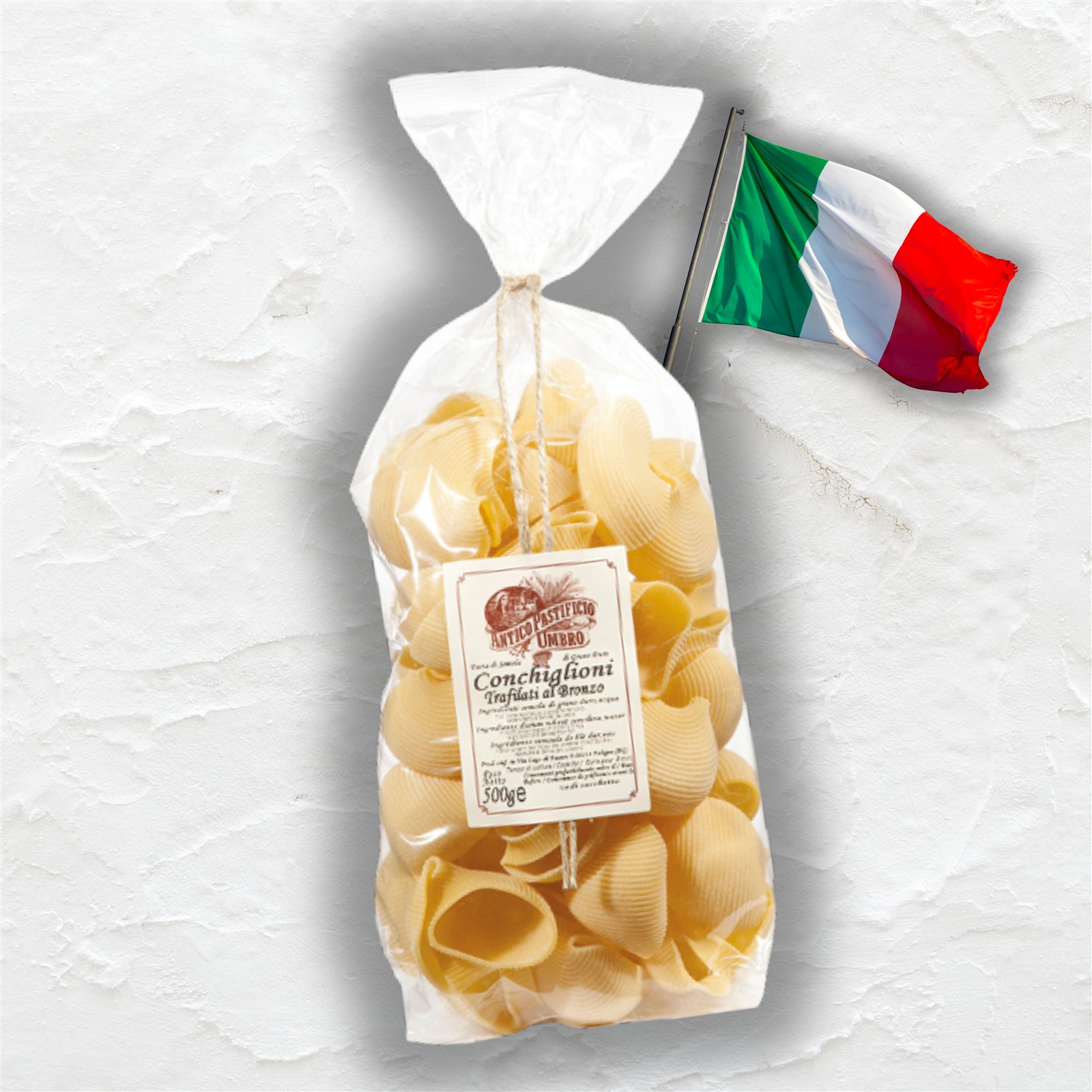 Antico Pastifico Umbro Conchiglioni 1x 500g Italienische Hartweizengrießnudeln