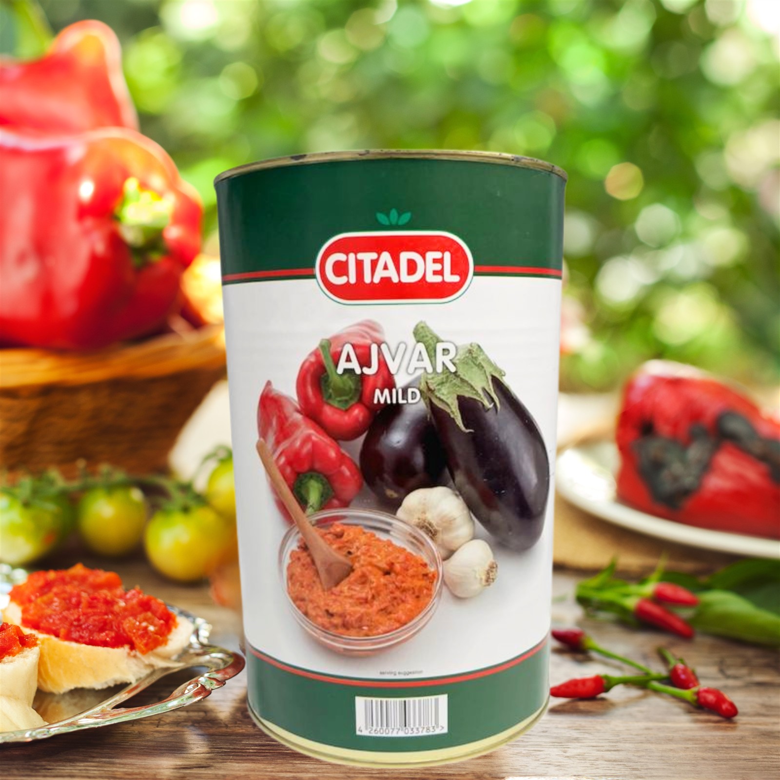 CITADEL Ajvar mild 4.1kg Konserve, Paprikazubereitung, Paprikapaste