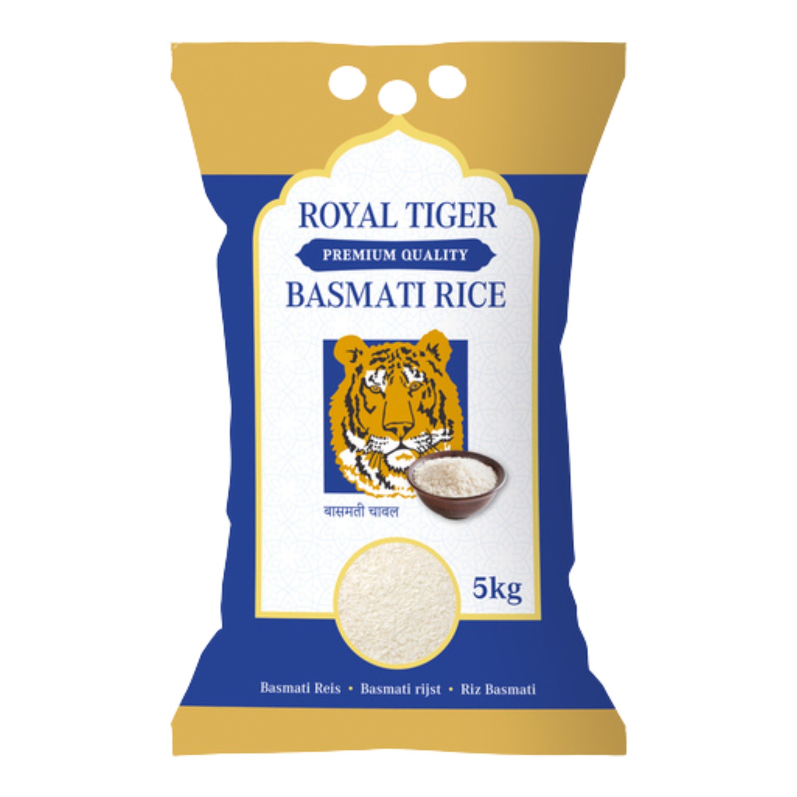 Royal Tiger Basmatireis, 5kg, Basmati-Reis, Langkornreis, Duftreis