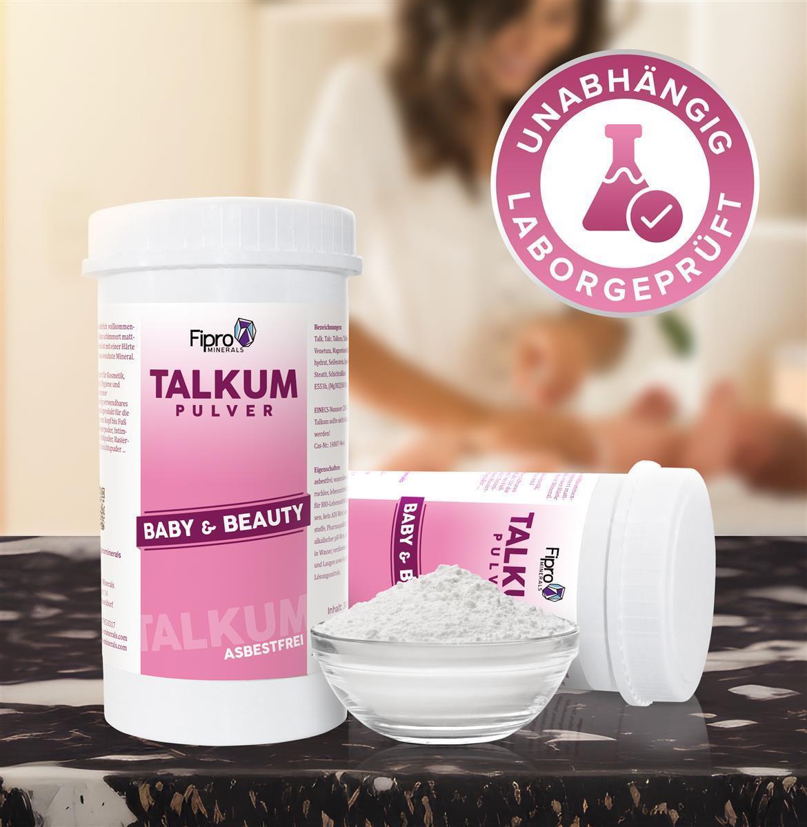 Kosmetik Talkum-Puder 6x 300g Streudose asbestfrei